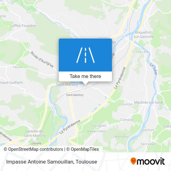 Impasse Antoine Samouillan map