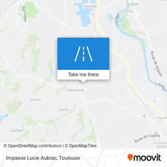 Impasse Lucie Aubrac map