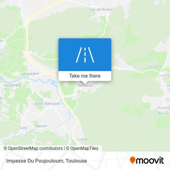 Impasse Du Poujouloum map