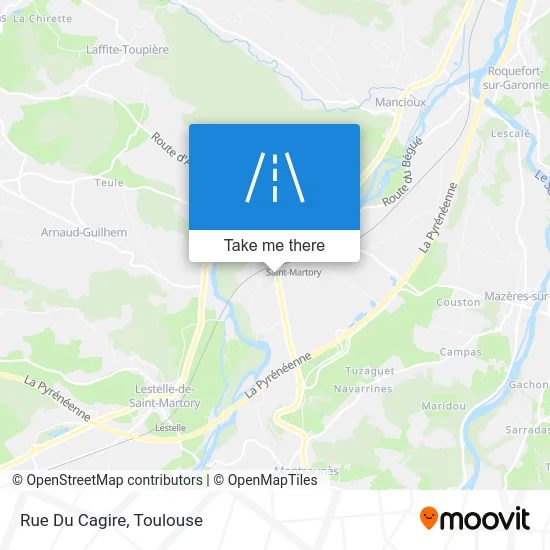 Rue Du Cagire map