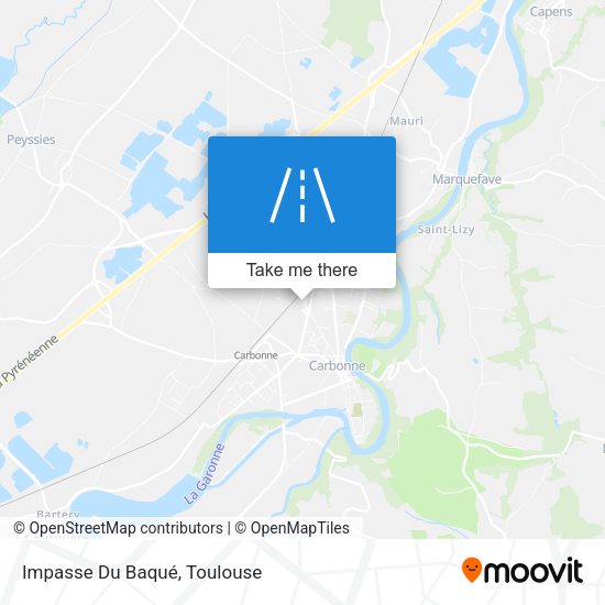 Impasse Du Baqué map