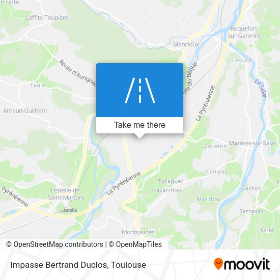 Impasse Bertrand Duclos map