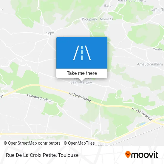 Rue De La Croix Petite map