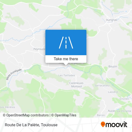 Route De La Palète map