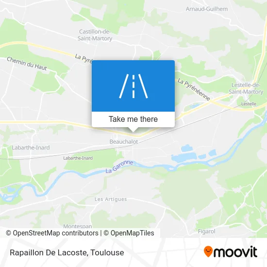 Rapaillon De Lacoste map