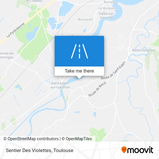Sentier Des Violettes map