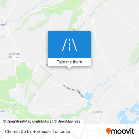 Chemin De La Bordasse map