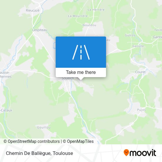 Chemin De Ballègue map