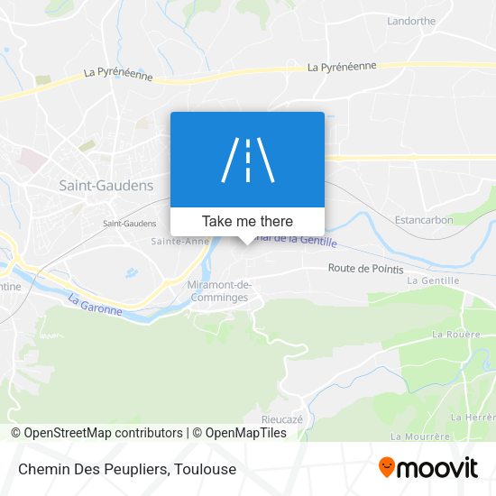 Chemin Des Peupliers map