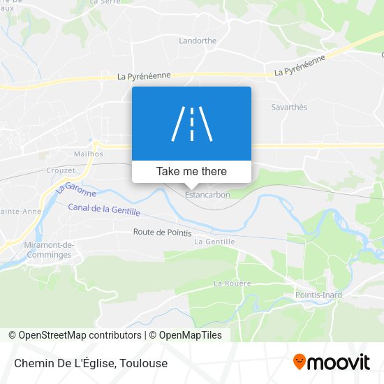 Chemin De L'Église map