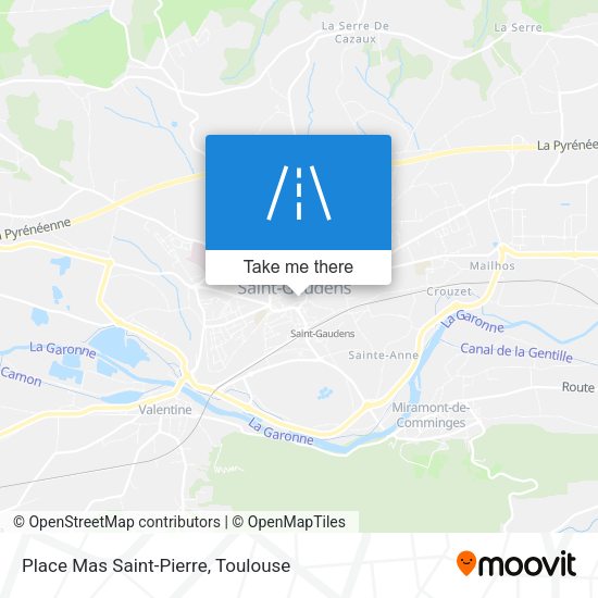 Place Mas Saint-Pierre map