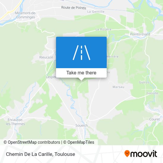 Chemin De La Carille map
