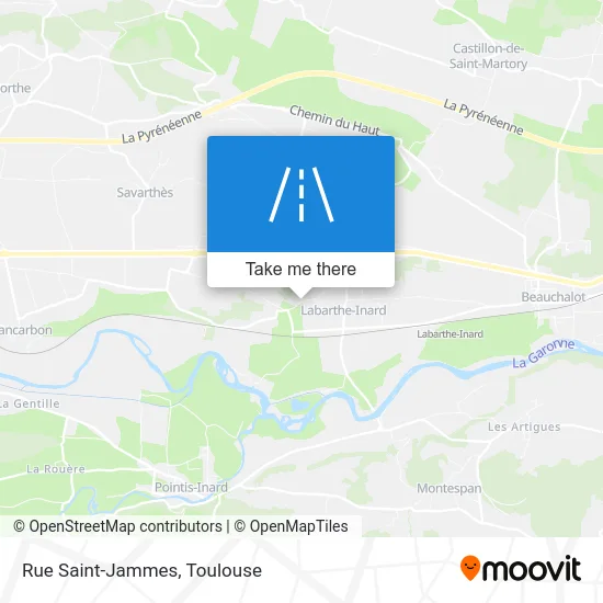 Rue Saint-Jammes map