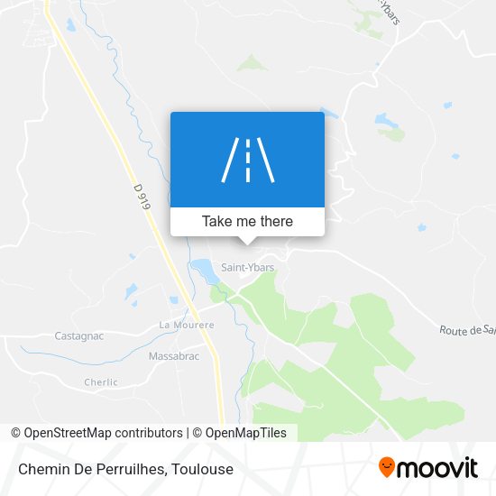 Chemin De Perruilhes map