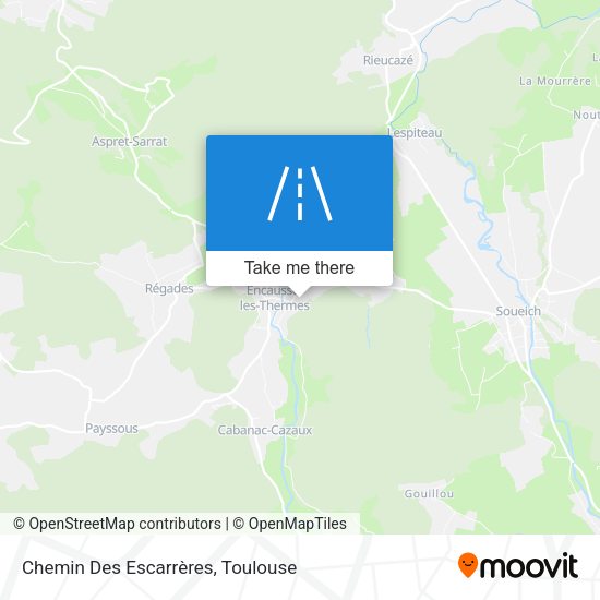 Chemin Des Escarrères map