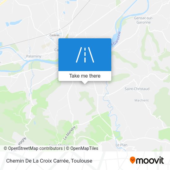 Chemin De La Croix Carrée map