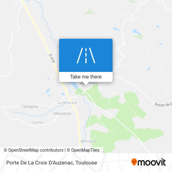 Porte De La Croix D'Auzenac map