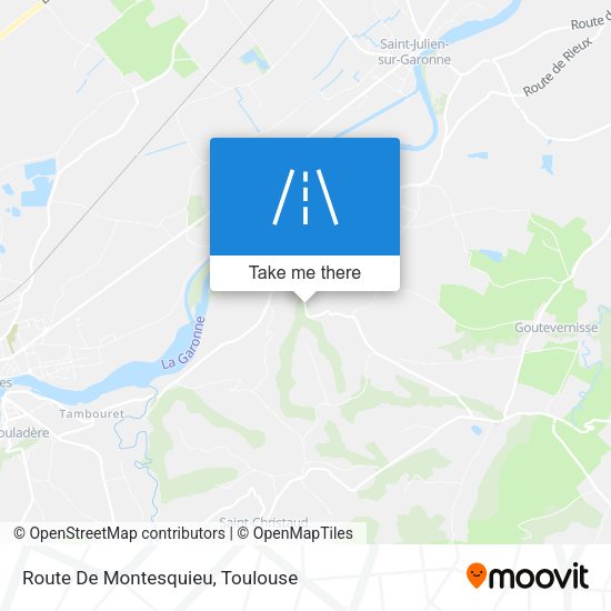 Route De Montesquieu map