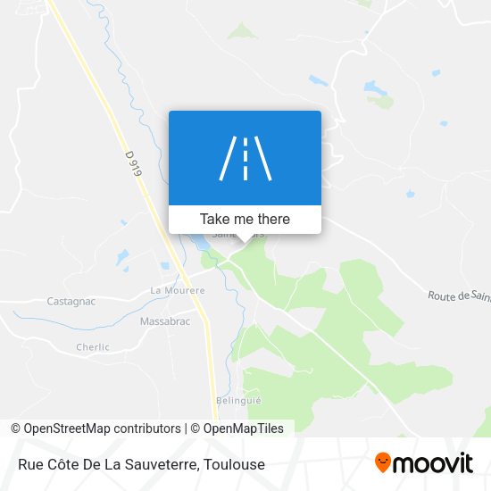 Rue Côte De La Sauveterre map