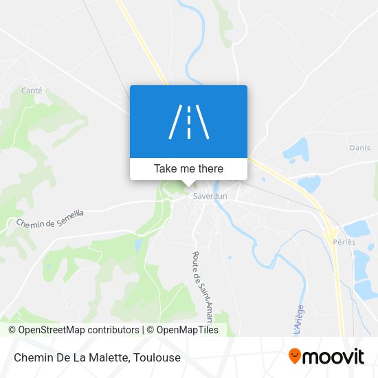 Chemin De La Malette map