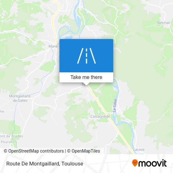 Route De Montgaillard map