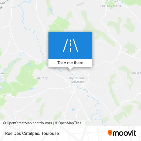 Rue Des Catalpas map