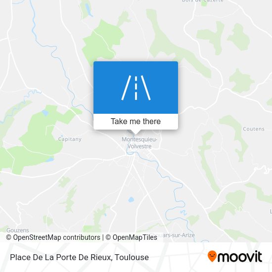 Place De La Porte De Rieux map