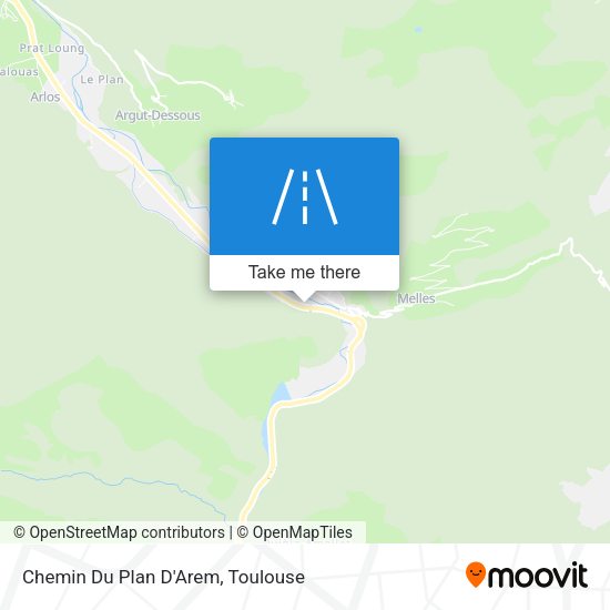 Chemin Du Plan D'Arem map