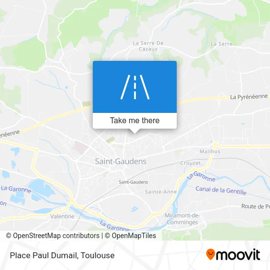 Place Paul Dumail map