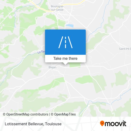 Lotissement Bellevue map