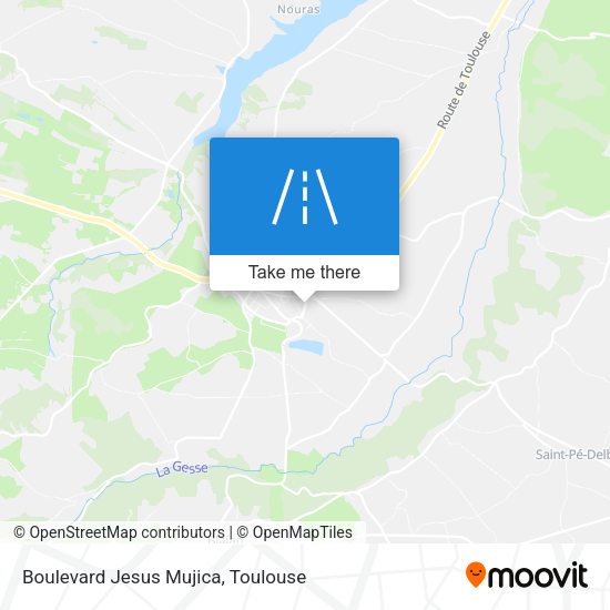 Boulevard Jesus Mujica map