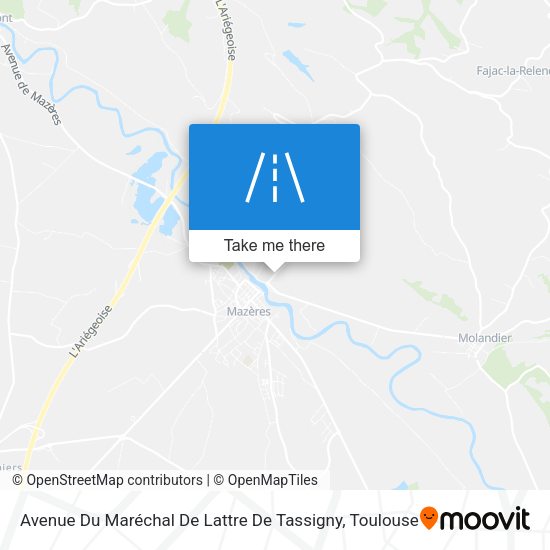 Avenue Du Maréchal De Lattre De Tassigny map