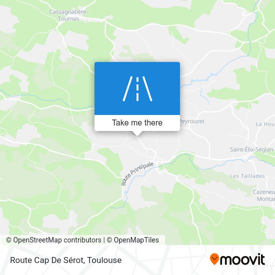 Route Cap De Sérot map