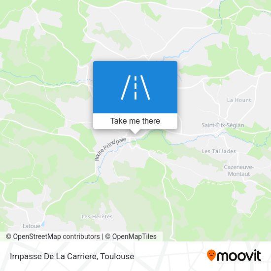 Impasse De La Carriere map