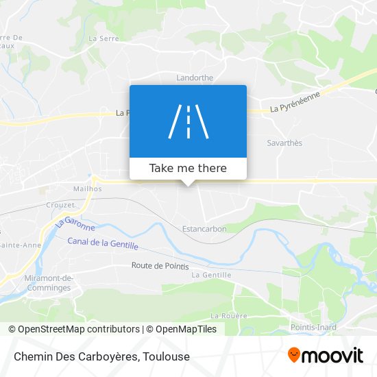 Chemin Des Carboyères map