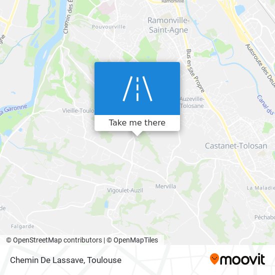 Chemin De Lassave map