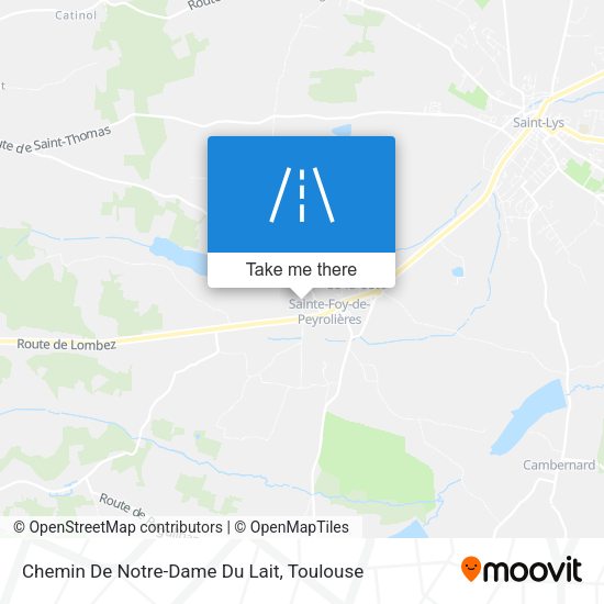 Chemin De Notre-Dame Du Lait map