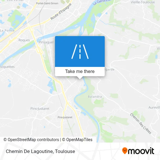 Chemin De Lagoutine map