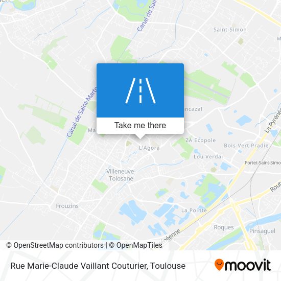 Rue Marie-Claude Vaillant Couturier map