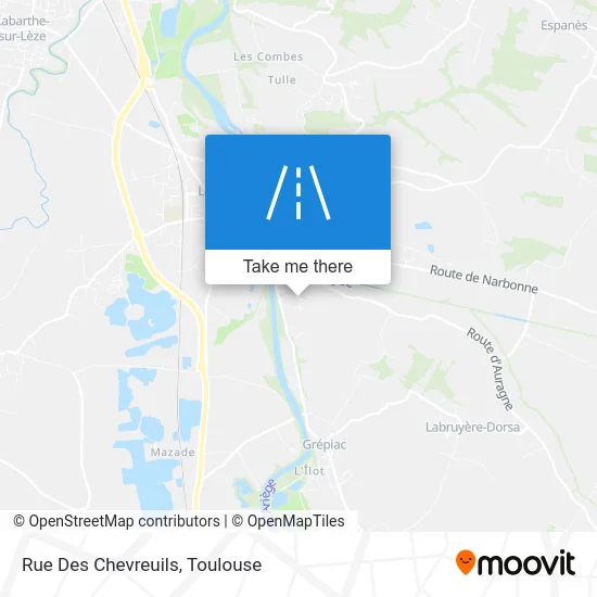 Rue Des Chevreuils map