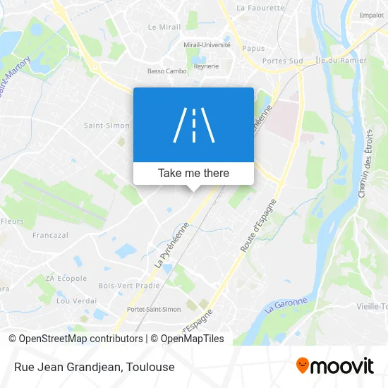 Rue Jean Grandjean map