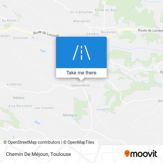 Chemin De Méjoun map