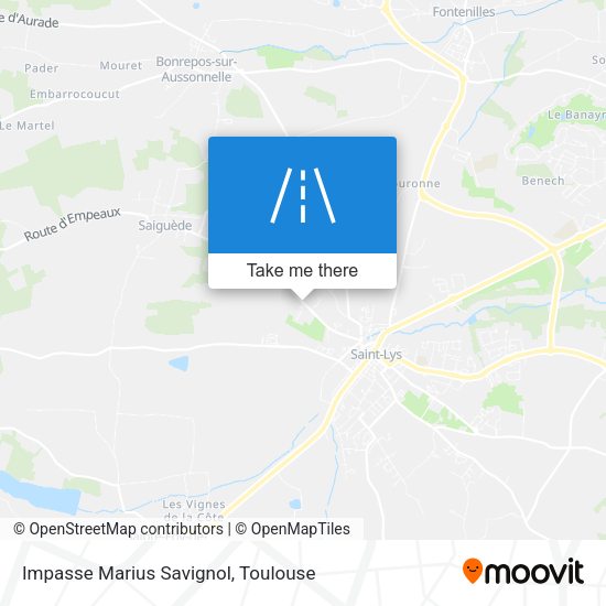 Impasse Marius Savignol map