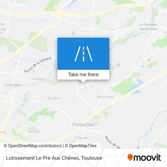 Lotissement Le Pré Aux Chênes map
