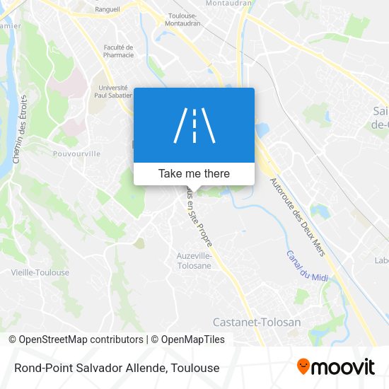 Rond-Point Salvador Allende map