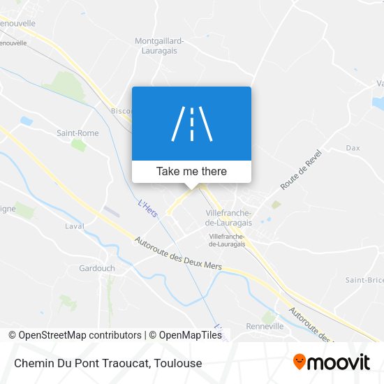 Chemin Du Pont Traoucat map