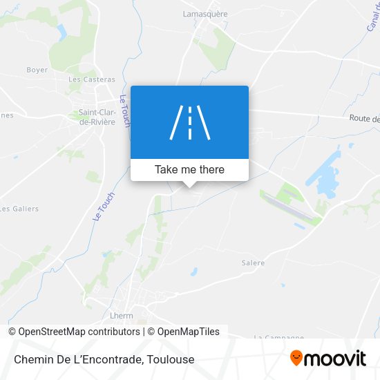 Chemin De L’Encontrade map