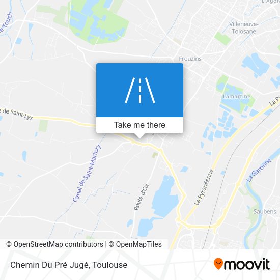 Chemin Du Pré Jugé map