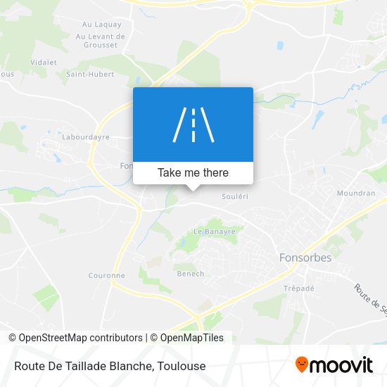 Route De Taillade Blanche map