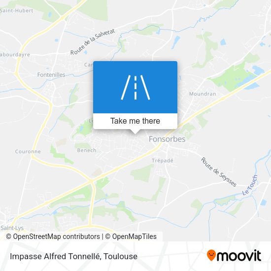 Impasse Alfred Tonnellé map
